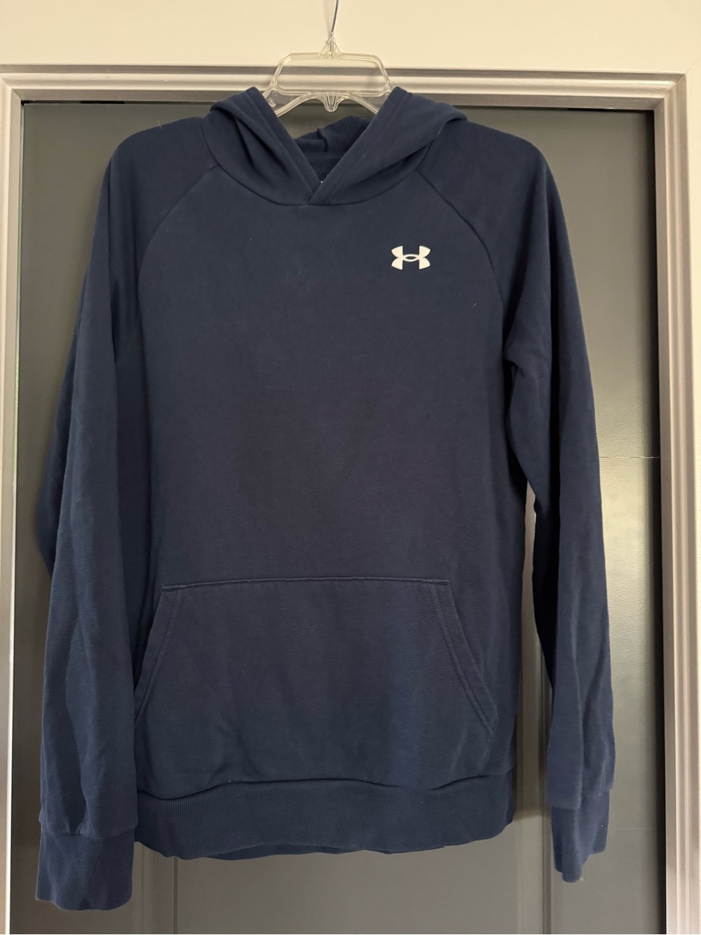Under Armour Men's Navy Crewneck Hoodie Sweatshirt